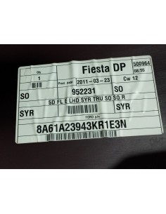 Recambio de guarnecido puerta delantera izquierda para ford fiesta (cb1) titanium referencia OEM IAM 8A61A23943KR   2