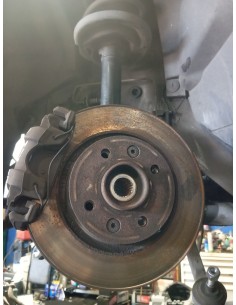 Recambio de mangueta delantera izquierda para dacia logan ii 1.2 16v cat referencia OEM IAM 400151018R  