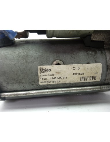 Recambio de motor arranque para citroën ds3 style referencia OEM IAM 9662854180  