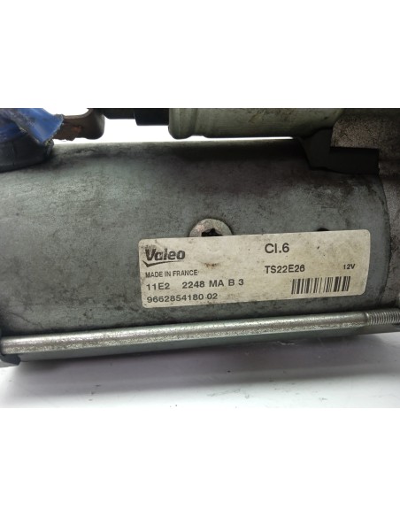 Recambio de motor arranque para citroën ds3 style referencia OEM IAM 9662854180  