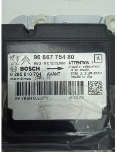 Recambio de centralita airbag para peugeot 3008 sport pack referencia OEM IAM 9666775480   2