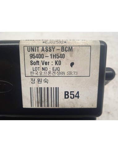 Recambio de modulo electronico para kia cee´d 1.4 cat referencia OEM IAM 954001H540  