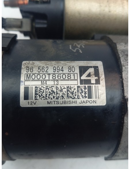 Recambio de motor arranque para peugeot 307 (s1) 2.0 hdi cat referencia OEM IAM 9656299480  