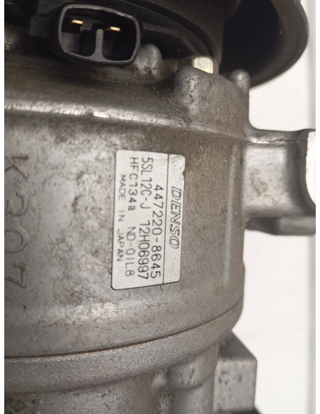 Recambio de compresor aire acondicionado para fiat bravo (198) 1.9 active multijet referencia OEM IAM 4472208645  