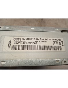 Recambio de sistema audio / radio cd para skoda fabia combi (5j5) 1.2 12v referencia OEM IAM 5J0035161A   2