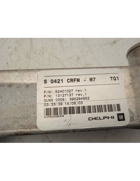 Recambio de intercooler para opel meriva 1.7 16v cdti cat referencia OEM IAM 13127137  