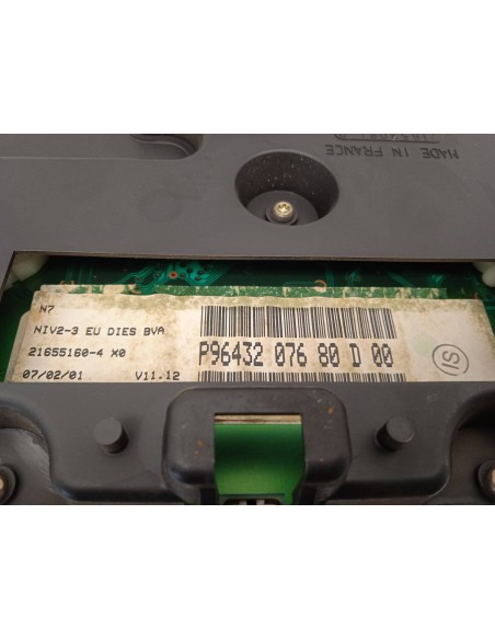 Recambio de cuadro instrumentos para citroën xsara berlina 2.0 hdi referencia OEM IAM 9643207680  