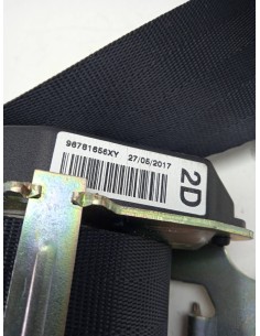 Recambio de cinturon seguridad trasero derecho para peugeot 2008 (--.2013) allure referencia OEM IAM 96781656XY   2