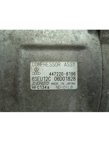 Recambio de compresor aire acondicionado para audi a2 (8z) 1.4 tdi referencia OEM IAM 4472208196  