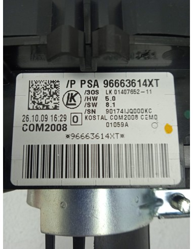 Recambio de mando luces para peugeot 3008 sport pack referencia OEM IAM 96663614XT  