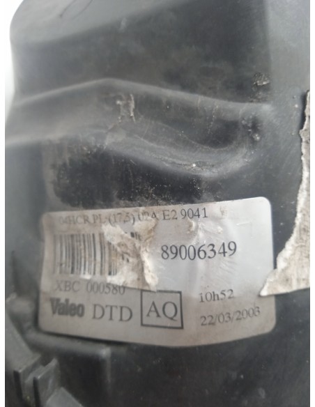 Recambio de faro derecho para mg mg zr 1.8 cat referencia OEM IAM 89006349  