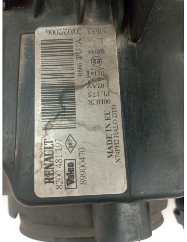 Recambio de faro derecho para renault laguna ii (bg0) confort dynamique referencia OEM IAM 8200481197  
