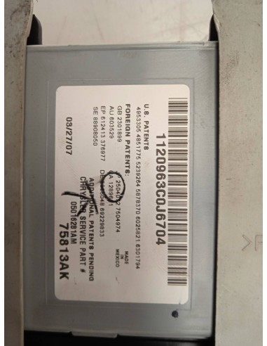 Recambio de mando multifuncion para chrysler voyager (rg) 2.8 crd cat referencia OEM IAM 05016281AM  