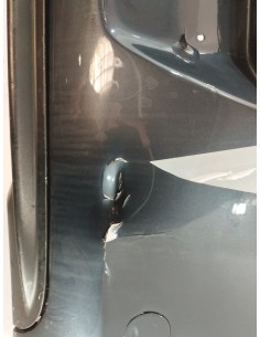 Recambio de paragolpes trasero para opel insignia berlina cosmo referencia OEM IAM 1404648 COLOR AZUL  2