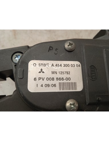 Recambio de potenciometro pedal para smart forfour 1.5 cdi cat referencia OEM IAM A4543000304  