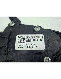 Recambio de potenciometro pedal para opel zafira tourer 1.6 16v cdti dpf referencia OEM IAM 13253781   2