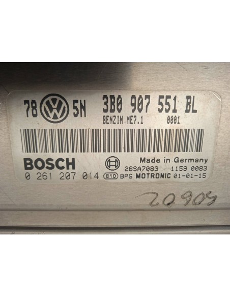 Recambio de centralita motor uce para audi a6 berlina (4b2) 2.8 v6 30v referencia OEM IAM 3B0907551BL  