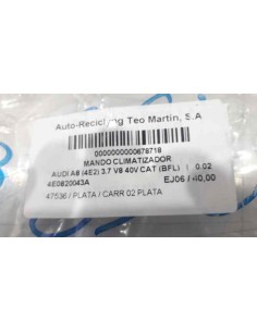Recambio de mando climatizador para audi a8 (d2) referencia OEM IAM 4D0820043M   2