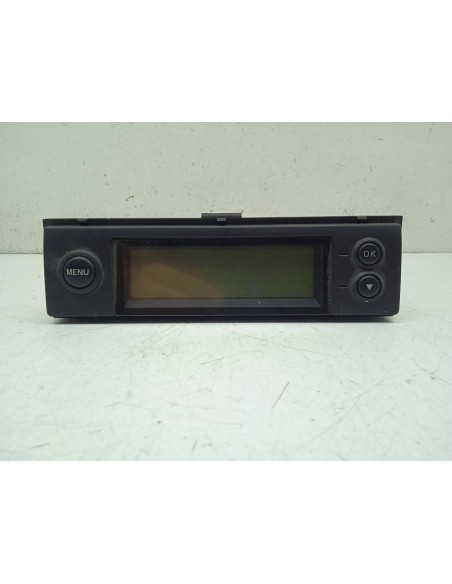 Recambio de pantalla multifuncion para nissan micra (k12e) 1.2 cat referencia OEM IAM AX609  