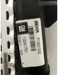 Recambio de intercooler para opel insignia berlina cosmo referencia OEM IAM 13241751   2