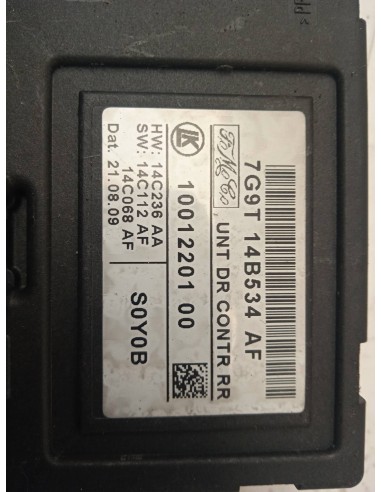 Recambio de modulo electronico para ford mondeo sportbreak (ca2) 2.0 tdci cat referencia OEM IAM 7G9T14B534AF  