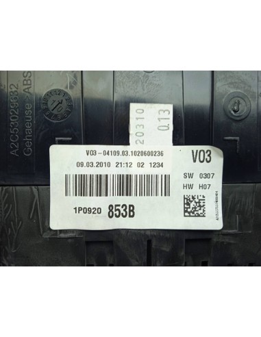 Recambio de cuadro instrumentos para seat leon (1p1) 1.9 tdi referencia OEM IAM 1P0920853B  