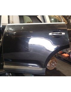 Recambio de puerta trasera izquierda para porsche cayenne (typ 9pa) s referencia OEM IAM 95553301103 COLOR NEGRO  2