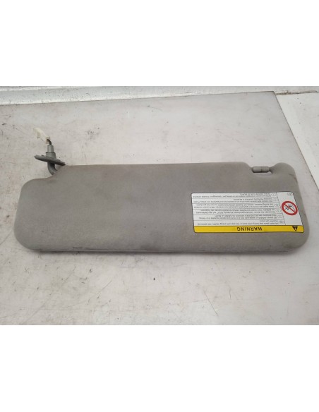 Recambio de parasol derecho para toyota prius (nhw20) 1.5 cat referencia OEM IAM  GRIS 
