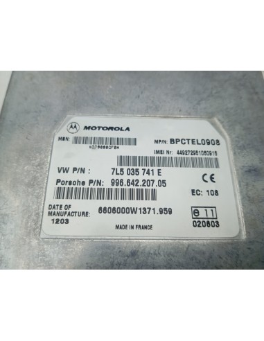 Recambio de modulo electronico para porsche cayenne (typ 9pa) s referencia OEM IAM 7L5035741E  