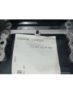 Recambio de apoyabrazos central para porsche cayenne (typ 9pa) s referencia OEM IAM 7L5863239 PIEL NEGRA  2