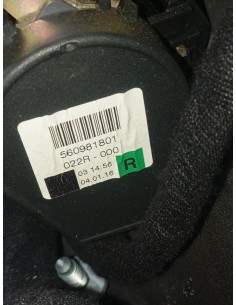 Recambio de cinturon seguridad trasero derecho para porsche cayenne (typ 9pa) s referencia OEM IAM 560981801   2