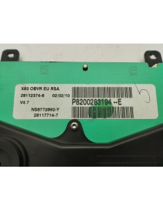 Recambio de cuadro instrumentos para renault trafic caja cerrada (ab 4.01) 2.0 dci diesel fap cat referencia OEM IAM 8200283194E 2