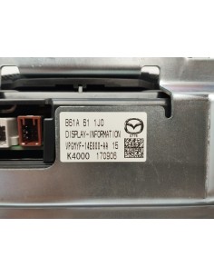 Recambio de pantalla multifuncion para mazda 3 lim. () luxury referencia OEM IAM B61A611J0   2