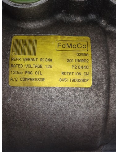 Recambio de compresor aire acondicionado para ford fiesta (cb1) titanium referencia OEM IAM 8V5119D629DF  