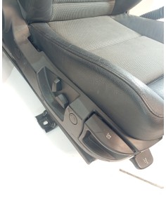 Recambio de juego asientos completo para bmw serie 5 berlina (e60) 3.0 turbodiesel cat referencia OEM IAM COMPLETO PIEL NEGRA Y  2