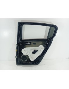 Recambio de puerta trasera derecha para peugeot 308 gt pack referencia OEM IAM 9802165580 COLOR NEGRO GT LINE 2