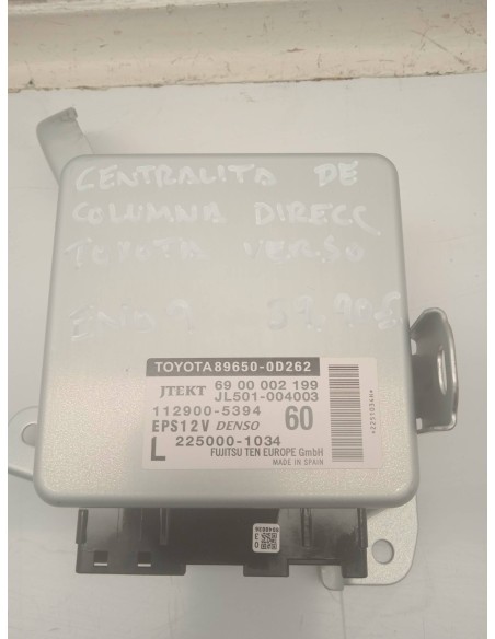 Recambio de modulo electronico para toyota verso referencia OEM IAM 896500D262  