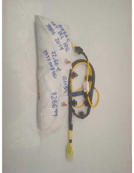 Recambio de airbag lateral izquierdo para toyota yaris referencia OEM IAM 739200D062  