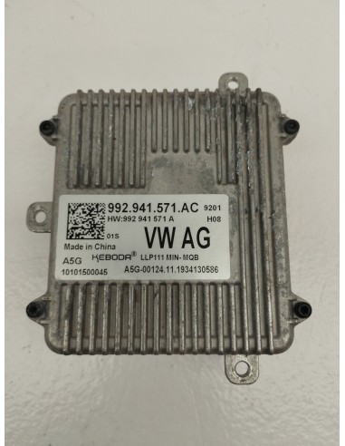 Recambio de centralita faros xenon para volkswagen t-cross sport referencia OEM IAM 992941571AC  