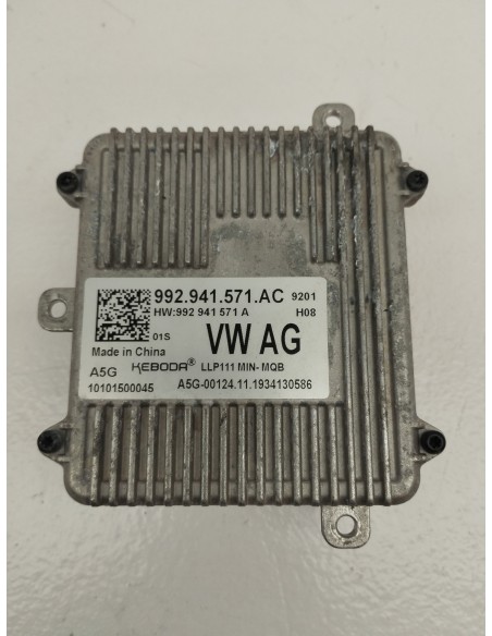 Recambio de centralita faros xenon para volkswagen t-cross sport referencia OEM IAM 992941571AC  