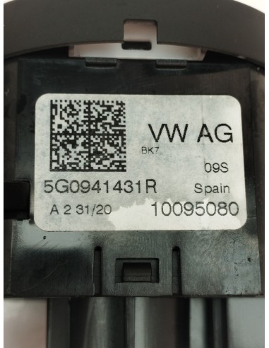Recambio de mando luces para volkswagen t-cross sport referencia OEM IAM 5G0941431R SALPICADERO 