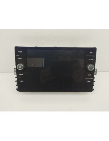 Recambio de pantalla multifuncion para volkswagen t-cross sport referencia OEM IAM 5G6919605A  