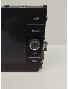 Recambio de pantalla multifuncion para volkswagen t-cross sport referencia OEM IAM 5G6919605A   2
