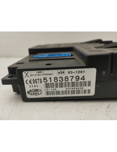 Recambio de modulo electronico para fiat bravo (198) 1.9 active multijet referencia OEM IAM 51838794  