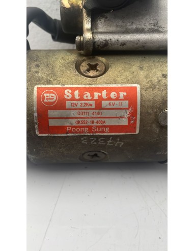 Recambio de motor arranque para kia carnival 2.9 crdi cat referencia OEM IAM 031114140  