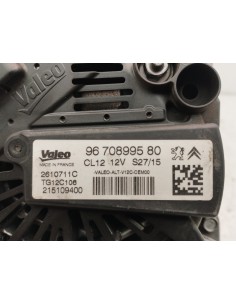 Recambio de alternador para citroën c4 lim. feel edition referencia OEM IAM 9670899580   2