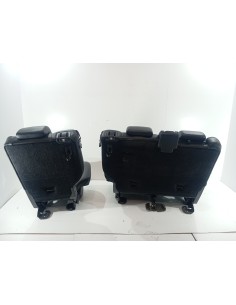 Recambio de juego asientos completo para land rover range rover sport v6 td s referencia OEM IAM PIEL NEGRA PIEL NEGRA CUERO 2