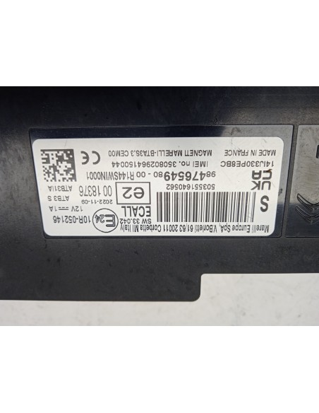 Recambio de modulo electronico para ds 3 crossback so chic referencia OEM IAM 9847654980  