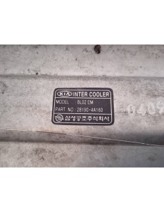 Recambio de intercooler para kia sorento 2.5 crdi referencia OEM IAM 281904A160   2