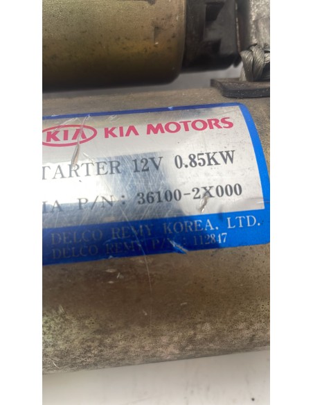 Recambio de motor arranque para kia rio 1.3 cat referencia OEM IAM 361002X000  
